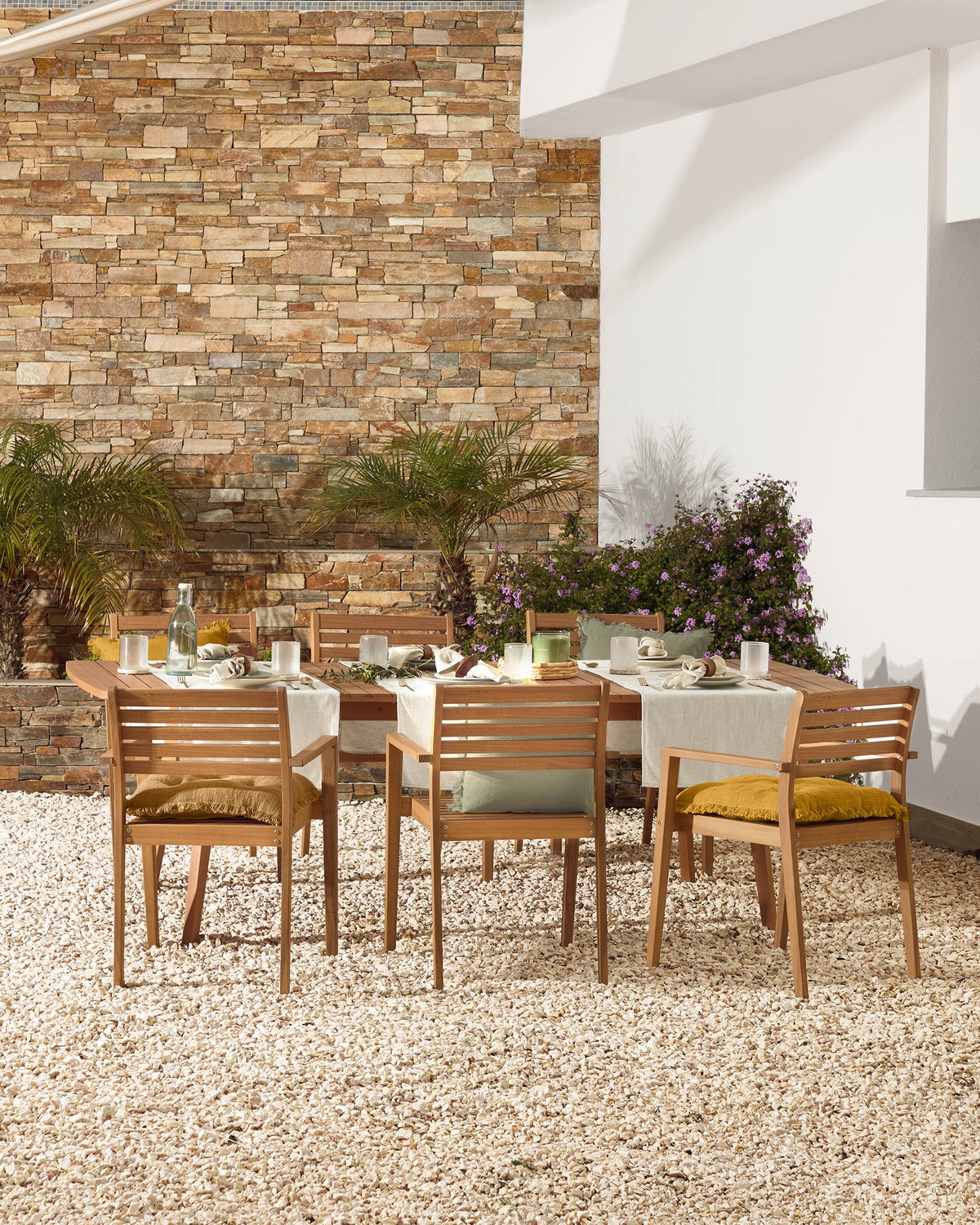 Japandi Ausziehtisch Hanzel – Massivholz, Natur, 183–240 × 100 cm – weitere Ansicht