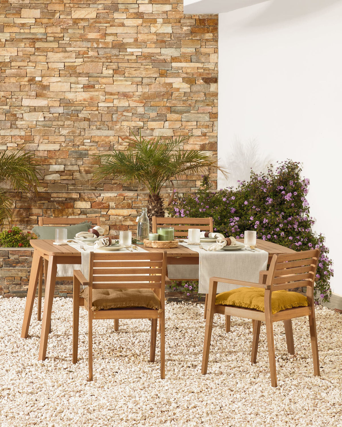 Japandi Ausziehtisch Hanzel – Massivholz, Natur, 183–240 × 100 cm – weitere Ansicht