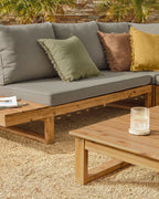 Japandi Lounge-Set Flaviina – Akazie, Beige – weitere Ansicht