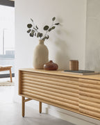 Japandi TV-Möbel Lenon – Holzwerkstoff, Natur, 200 × 57 cm – weitere Ansicht