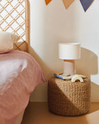Japandi Tischlampe Bianella – Kunststoff, Beige – weitere Ansicht