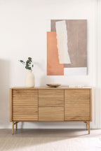 Japandi Sideboard Lenon – Eiche, Natur, 155 × 86 cm – weitere Ansicht
