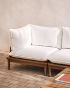 Japandi Lounge-Set Portitxol – 4 Sitze, 2 Tische, Weiß – weitere Ansicht