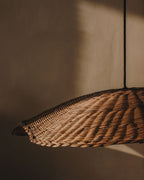 Japandi Lampenschirm Bisbal – Rattan, Natur, Ø 80 cm – weitere Ansicht