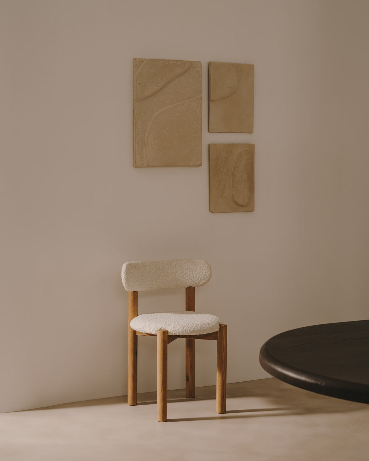 Japandi Wandbild Mirta – Papier, Beige, 40 × 58 cm – weitere Ansicht