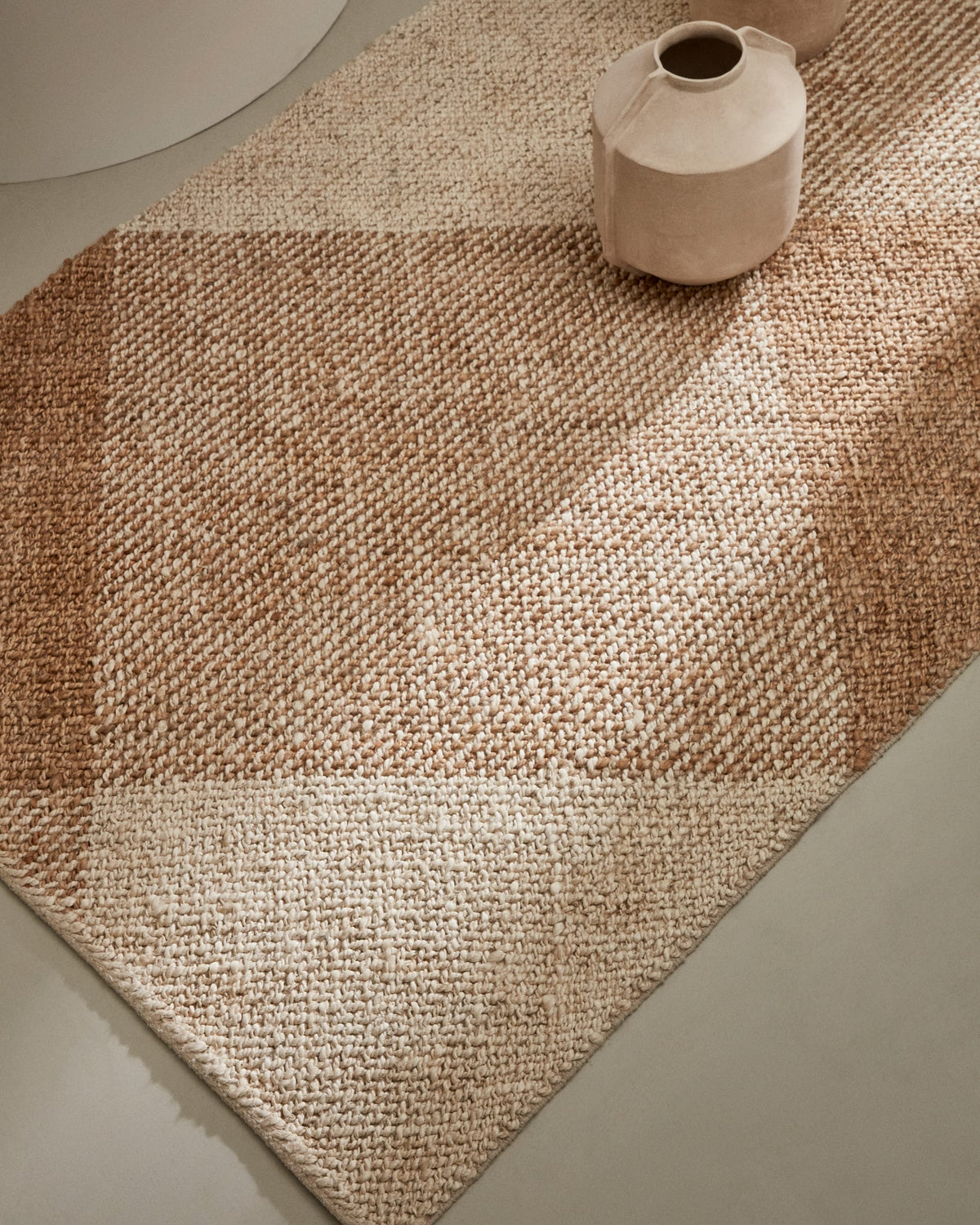 Japandi Teppich Maelan – Jute, Braun, 160 × 230 cm – weitere Ansicht