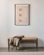 Japandi Bank Zaide – Eiche, Nussbaum, 120 cm – weitere Ansicht