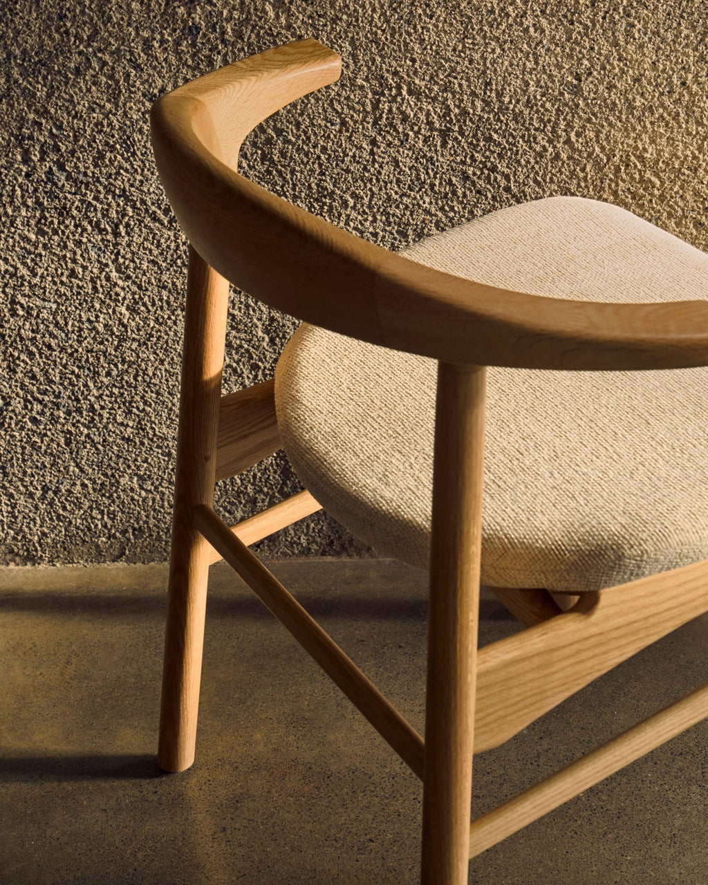 Japandi Stuhl Timons – Natur, Beige – weitere Ansicht