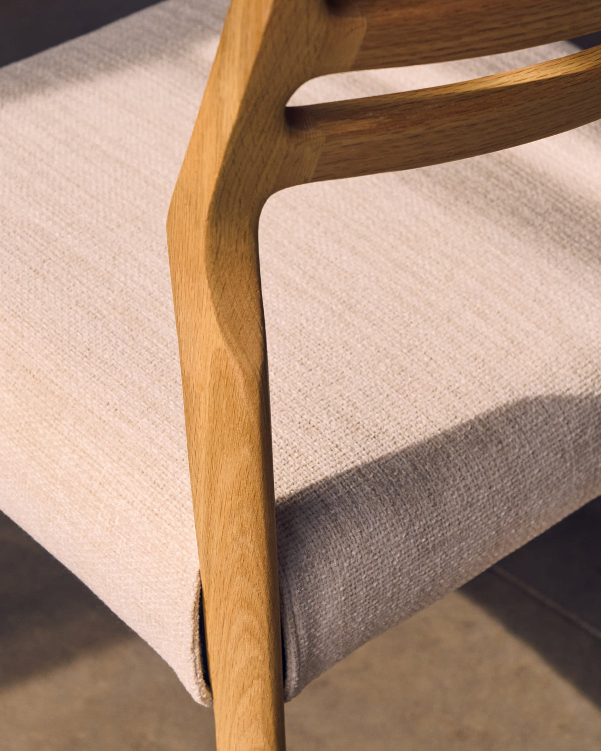 Japandi Stuhl Cudia – Natur, Beige – weitere Ansicht