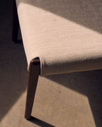 Japandi Stuhl Cudia – Nussbaum, Beige – weitere Ansicht