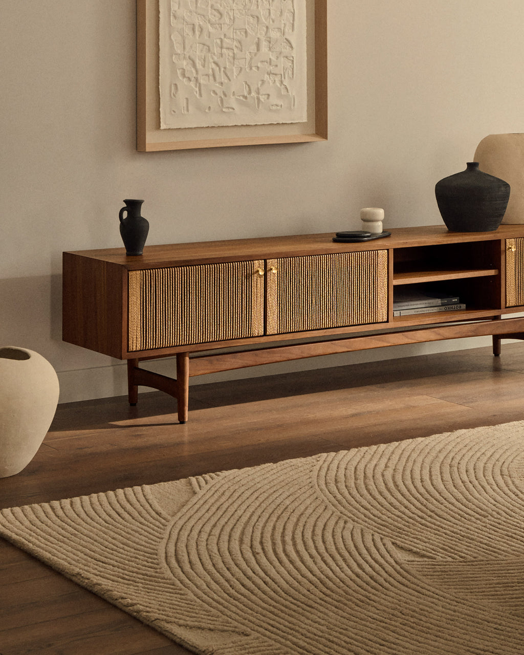 Japandi Teppich Domm – Wolle, Beige, 200 × 300 cm – weitere Ansicht