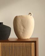 Japandi Vase Neti – Papier, Weiß, 37 cm – weitere Ansicht