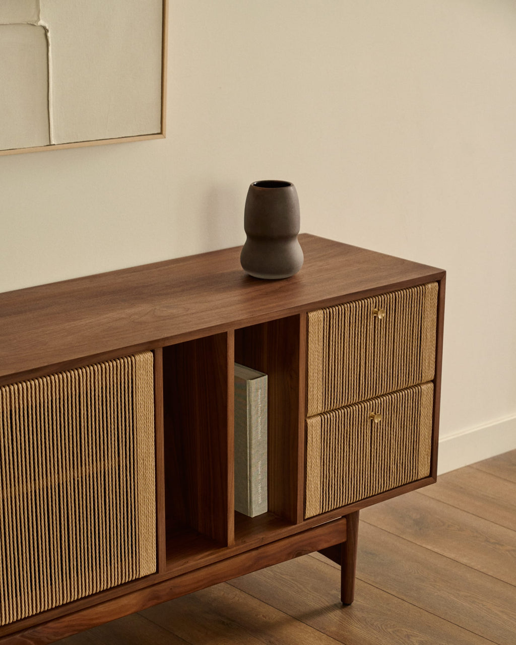 Japandi Sideboard Elan – Massivholz, Natur, 180 × 73cm – weitere Ansicht