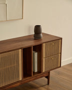 Japandi Sideboard Elan – Massivholz, Natur, 180 × 73cm – weitere Ansicht