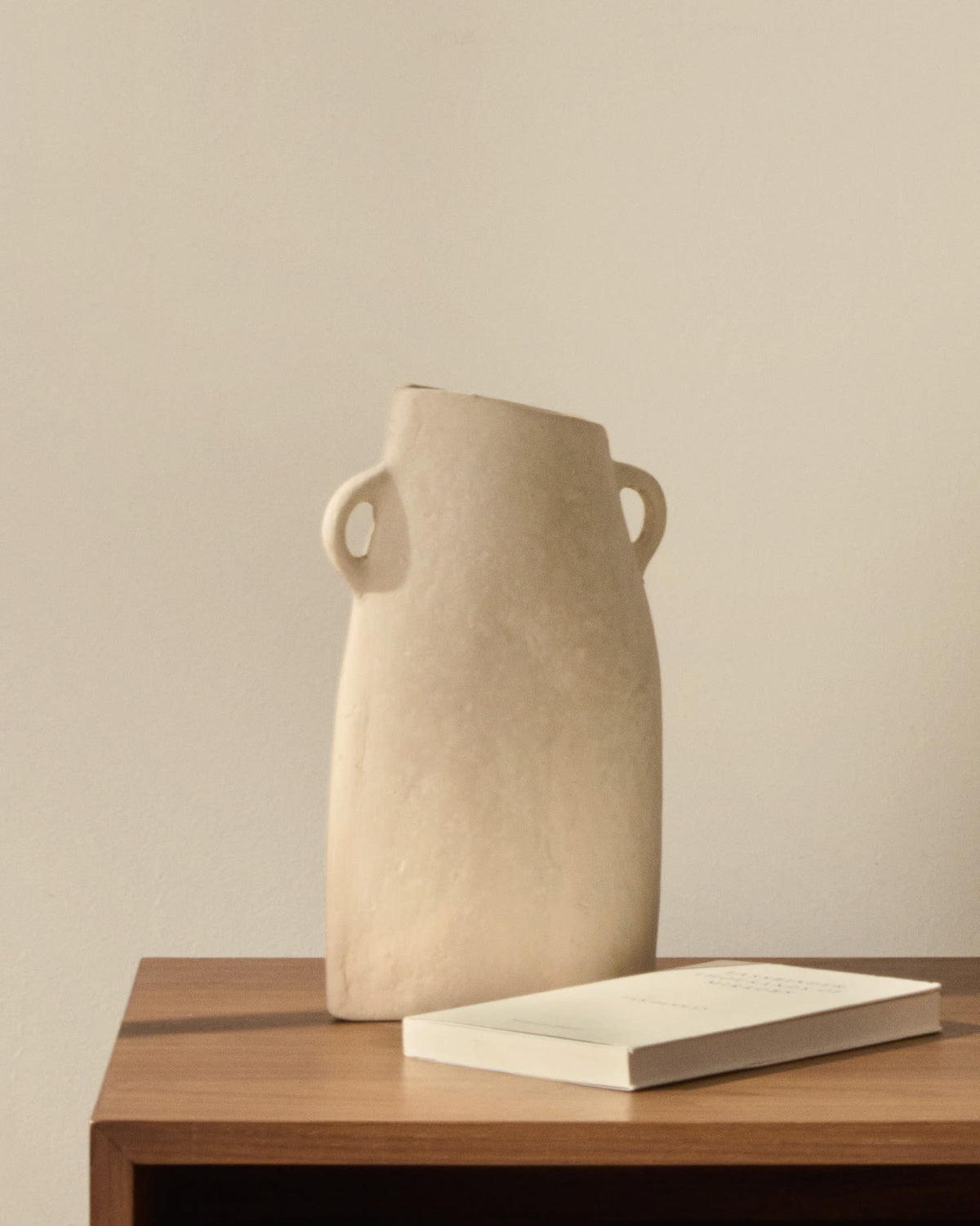 Japandi Vase Neti – Papier, Weiß, 27 cm – weitere Ansicht