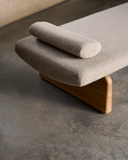 Japandi Daybed Topaz – Chenille, Beige, 200 cm – weitere Ansicht