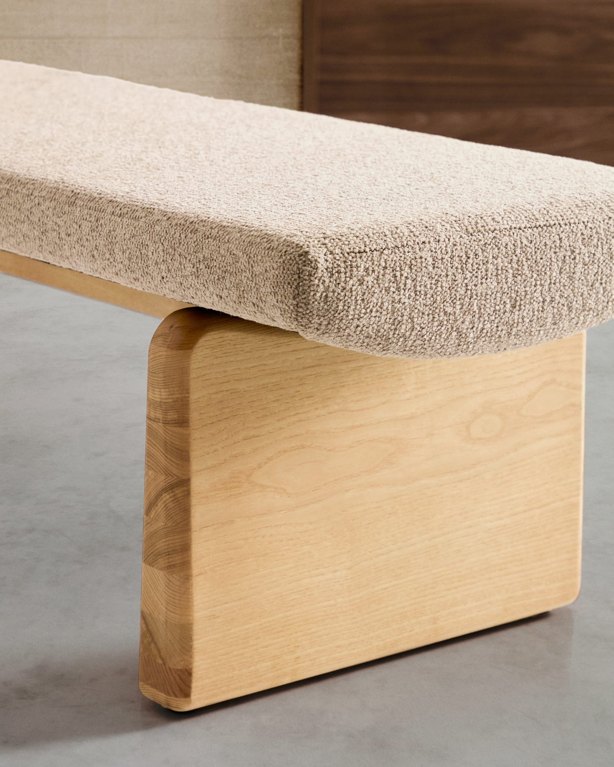 Japandi Polsterbank Topaz – Natur, Beige, 150cm – weitere Ansicht