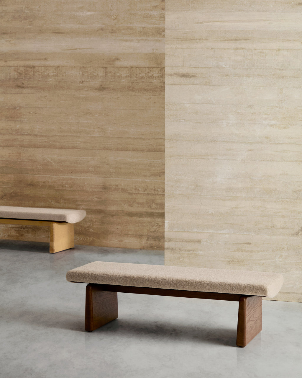 Japandi Polsterbank Topaz – Beige, 150cm – weitere Ansicht