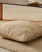 Japandi Kissenbezug Sigato – Baumwolle, Beige, 45 × 45 cm – weitere Ansicht