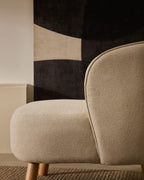 Japandi Sessel Ulit – Natur, Beige – weitere Ansicht