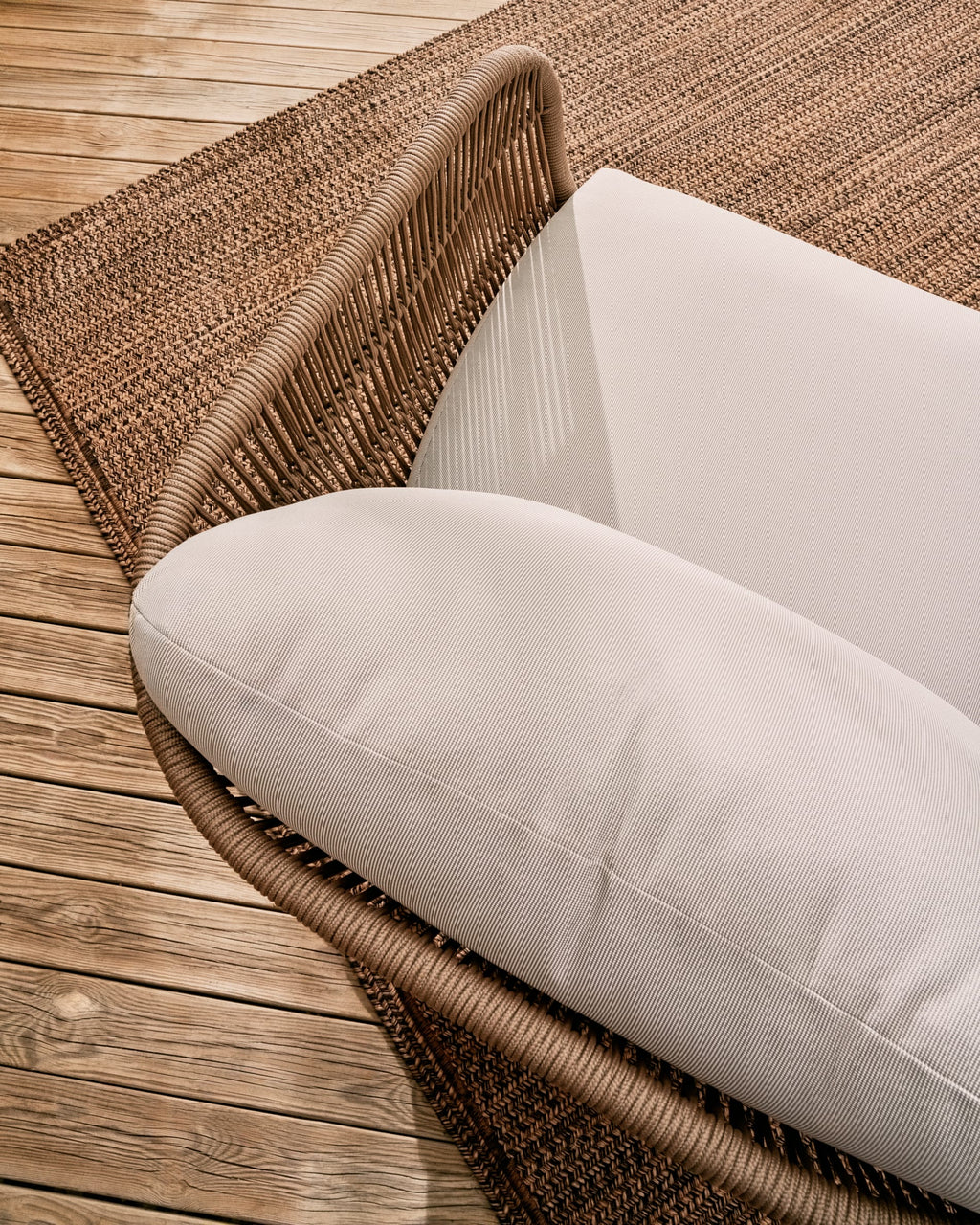 Japandi Sessel Catalina – Akazie, Beige – weitere Ansicht
