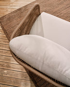Japandi Sessel Catalina – Akazie, Beige – weitere Ansicht