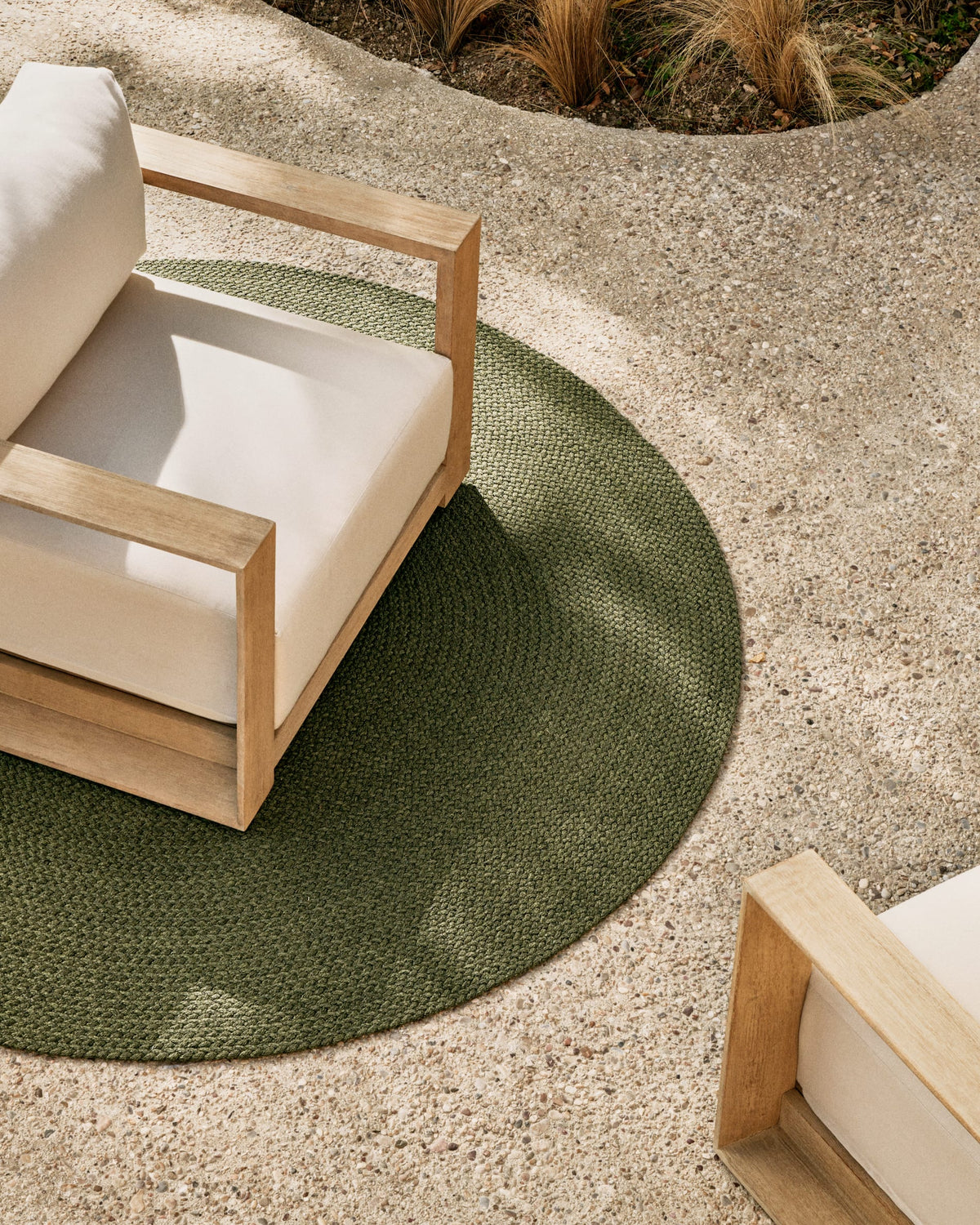 Japandi Sessel Ambra – Akazie, Beige – weitere Ansicht