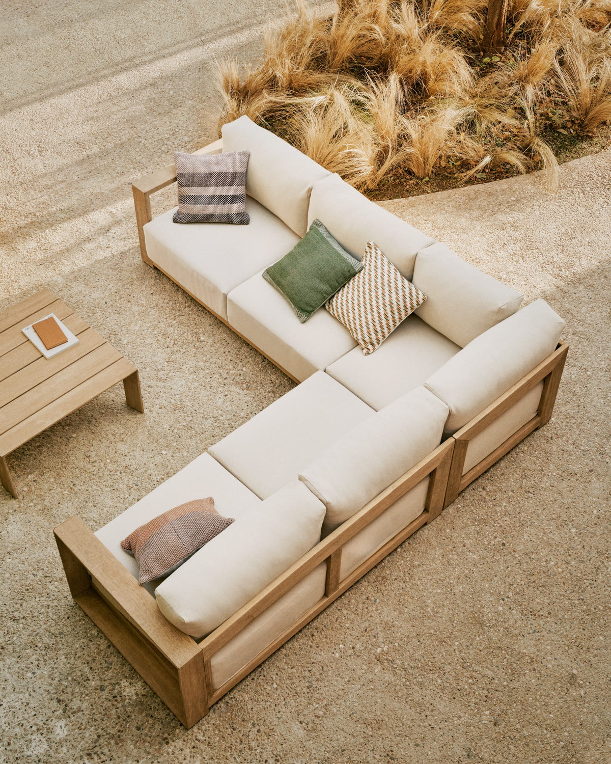 Japandi 5-Sitzer-Ecksofa Ambra – Akazie, 248 cm – weitere Ansicht