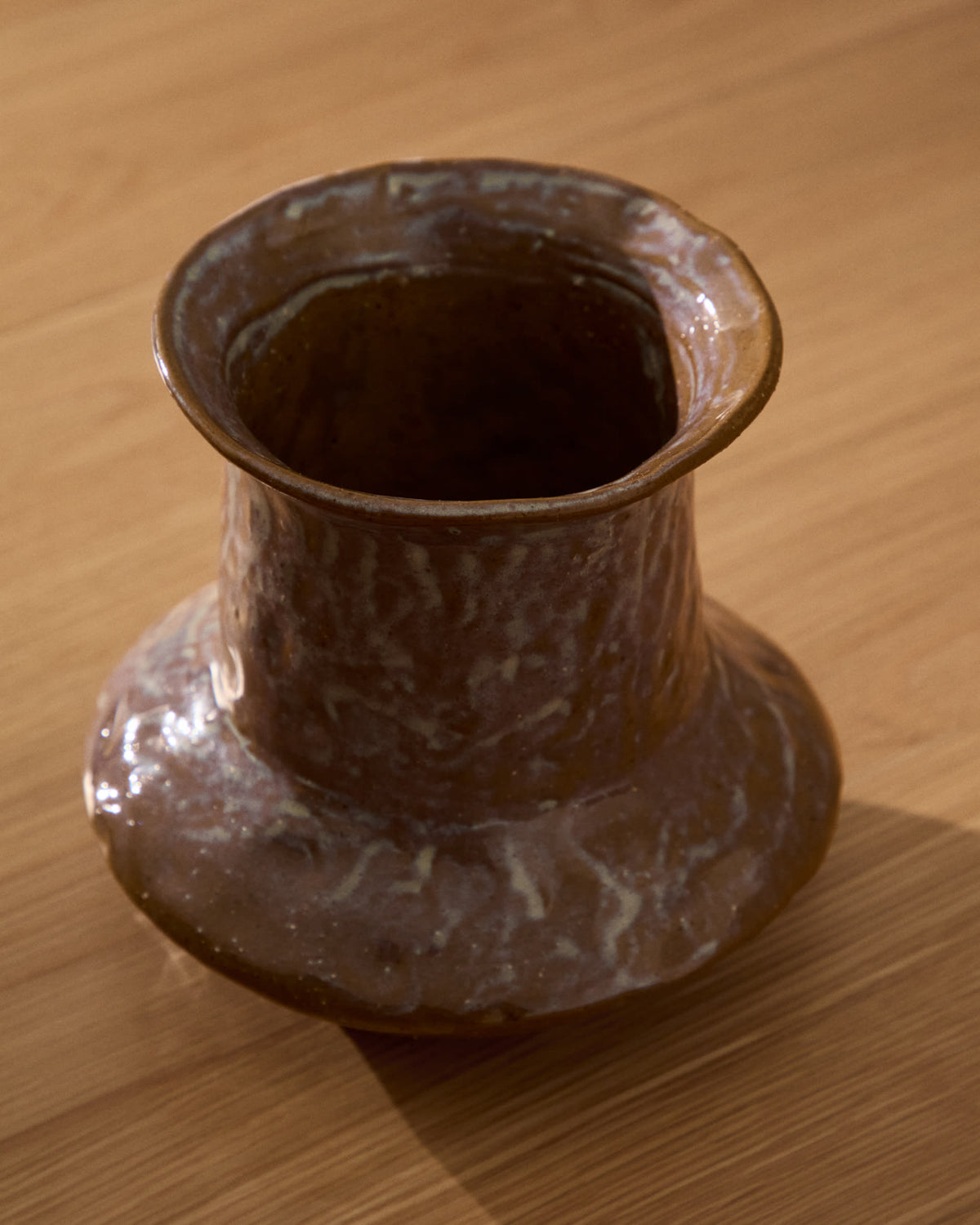 Japandi Vase Olaris – Keramik, Braun, 16 cm – weitere Ansicht