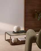 Japandi Vase Evania – Keramik, Beige, 21 cm – weitere Ansicht