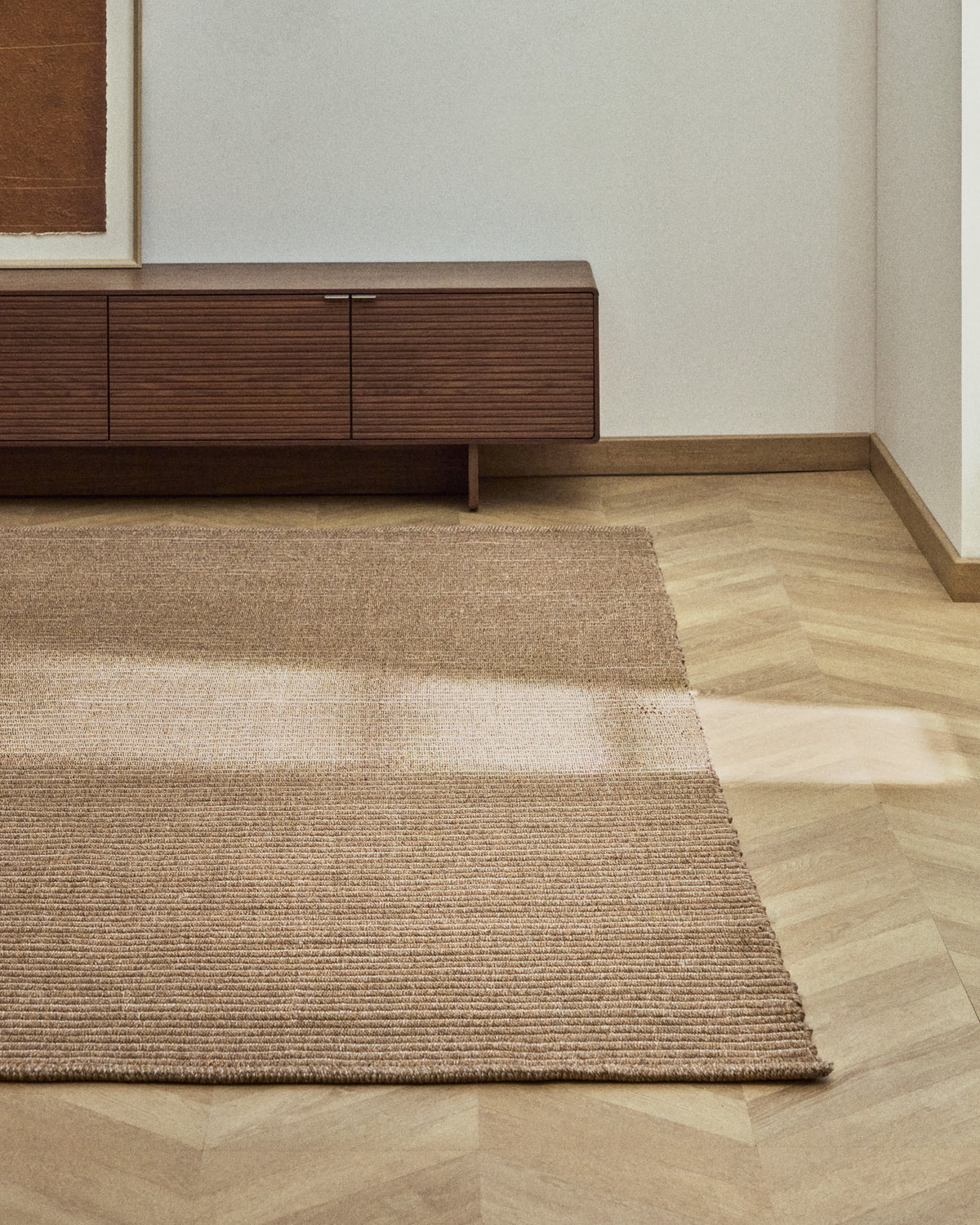 Japandi Teppich Ardelia – Stoff, Beige, 200 × 300 cm – weitere Ansicht