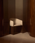 Japandi Stuhl Bosca – Nussbaum, Beige – Produktansicht