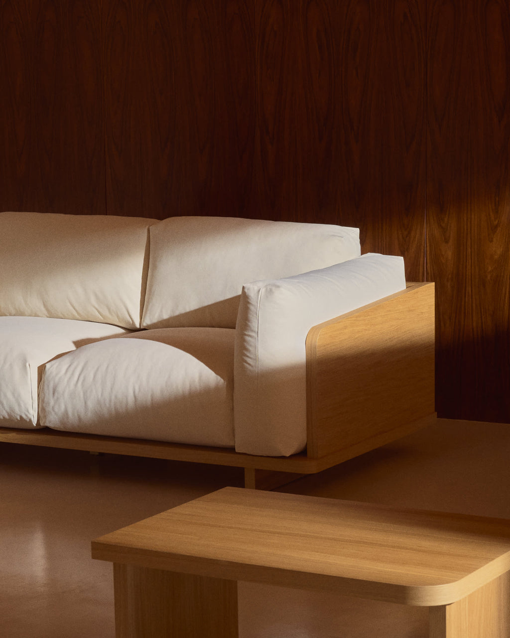 Japandi 3-Sitzer-Sofa Oaq – Beige, 225 cm – weitere Ansicht