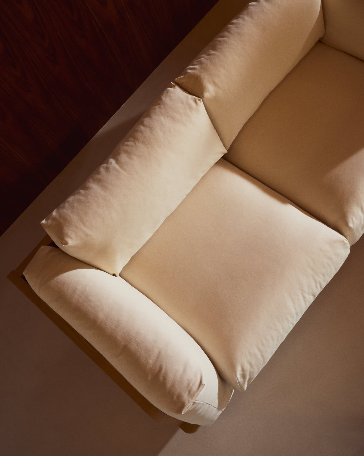 Japandi 3-Sitzer-Sofa Oaq – Beige, 225 cm – weitere Ansicht