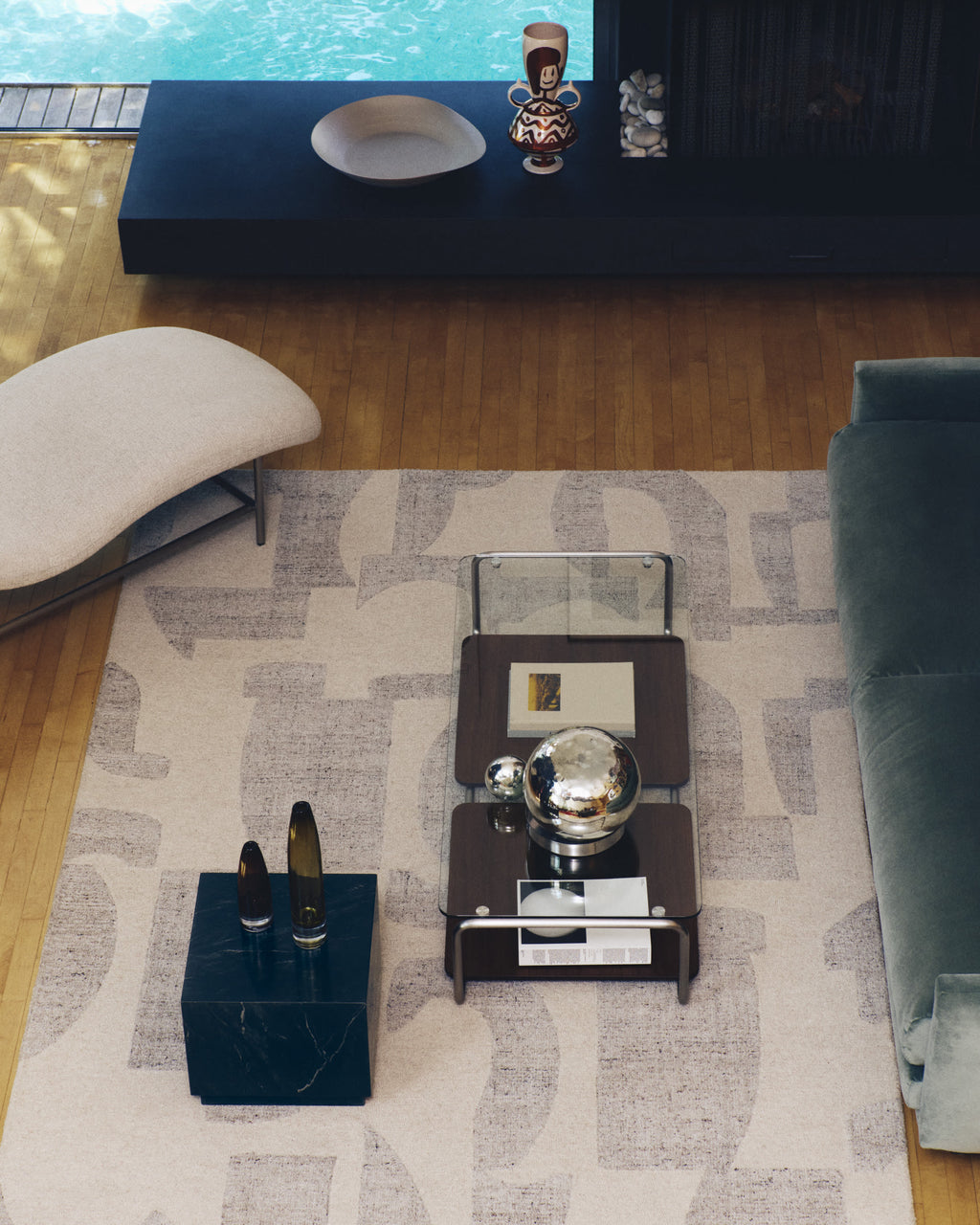 Japandi Teppich Norela – Wolle, Grau, 300 × 200 cm – weitere Ansicht