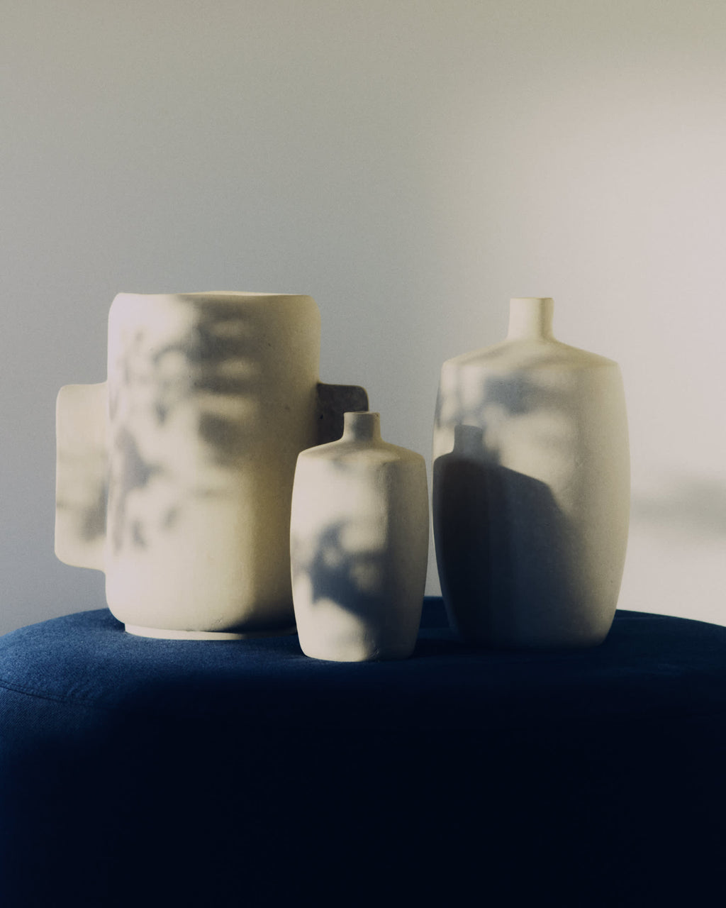Japandi Vase Mireni – Papier, Beige, Ø 39 cm – weitere Ansicht