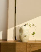 Japandi Vase Medira – Keramik, Ecru, 32,5 cm – weitere Ansicht