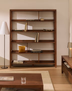 Japandi Regal Norani – Akazie, Braun, 150 × 185 cm – weitere Ansicht