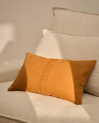 Japandi Kissenbezug Luadia – Baumwolle, Orange, 30 × 50 cm – weitere Ansicht