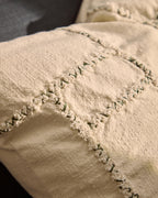 Japandi Kissenbezug Verion – Stoff, Grün, 45 × 45 cm – weitere Ansicht