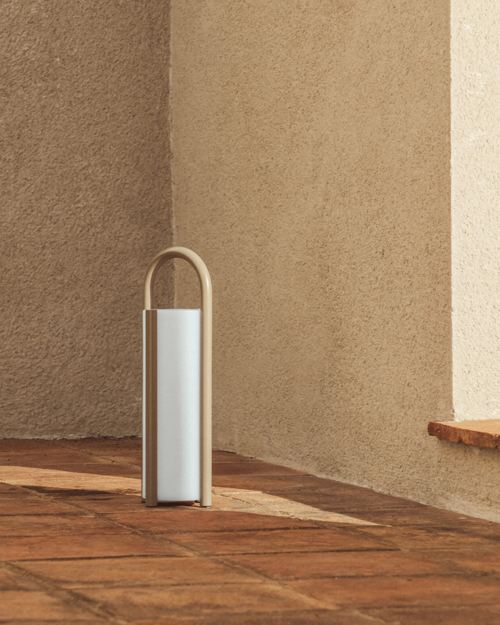 Japandi Tischlampe Leros – groß, Taupe – weitere Ansicht