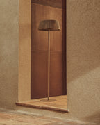 Japandi Solar-Stehlampe Aldet – Outdoor, Seil, Beige, Ø 46 cm – weitere Ansicht