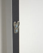 Japandi Wandbild Basilisa – Massivholz, Grau, 90 × 90 cm – weitere Ansicht
