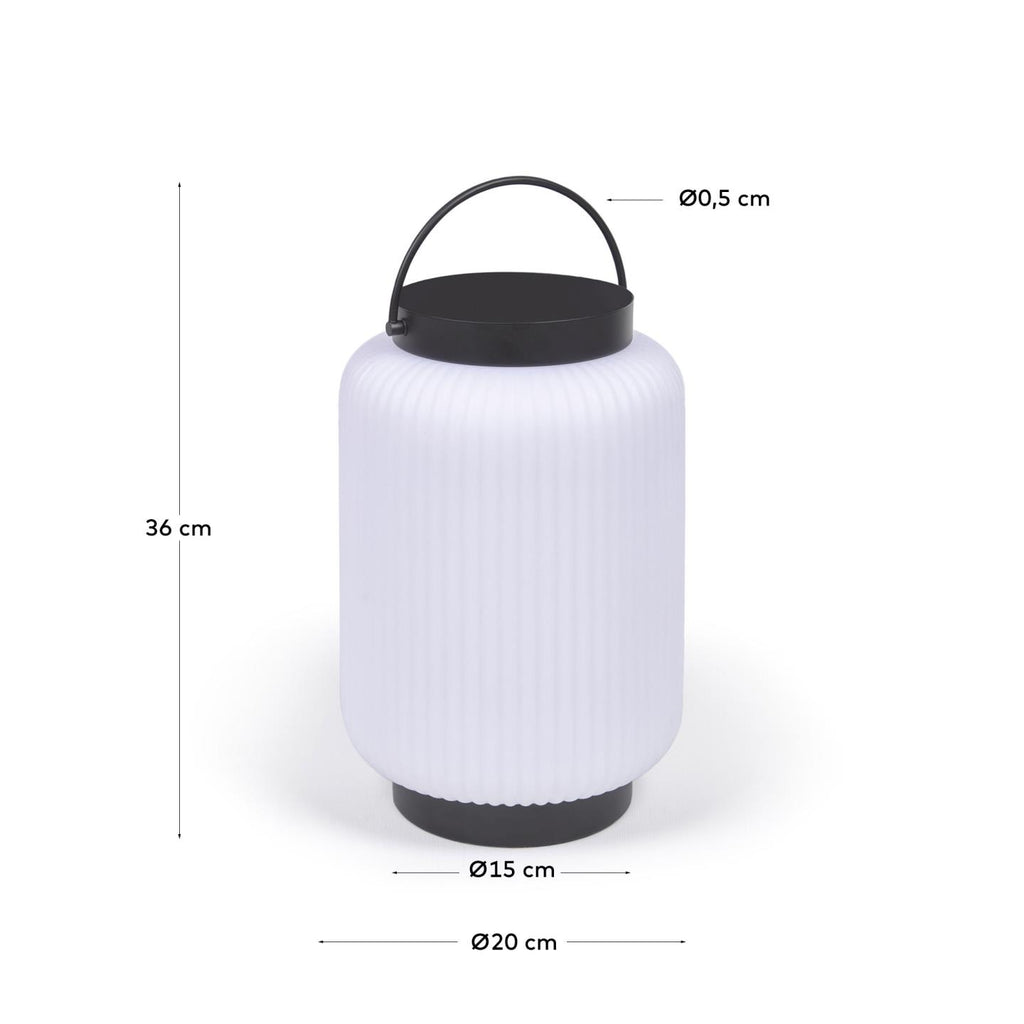 Japandi Tischlampe Verona – Kunststoff, Schwarz – weitere Ansicht