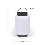Japandi Tischlampe Verona – Kunststoff, Schwarz – weitere Ansicht