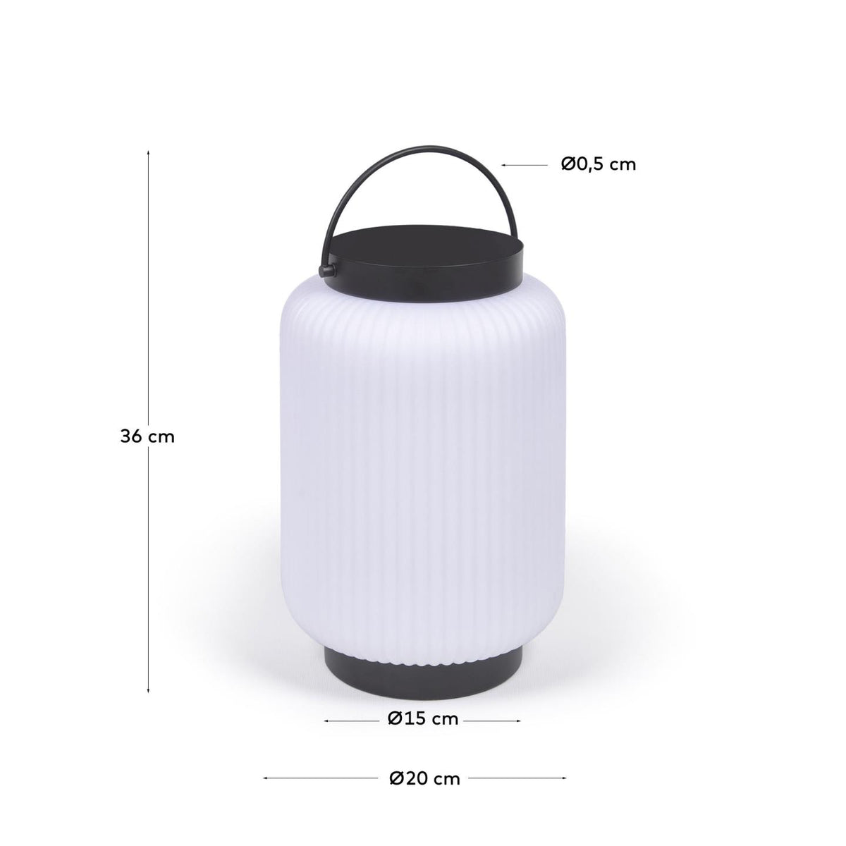 Japandi Tischlampe Verona – Kunststoff, Schwarz – weitere Ansicht