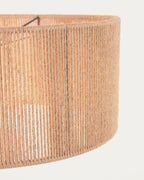 Japandi Lampenschirm Crista – Jute, Braun, Ø 47 cm – weitere Ansicht