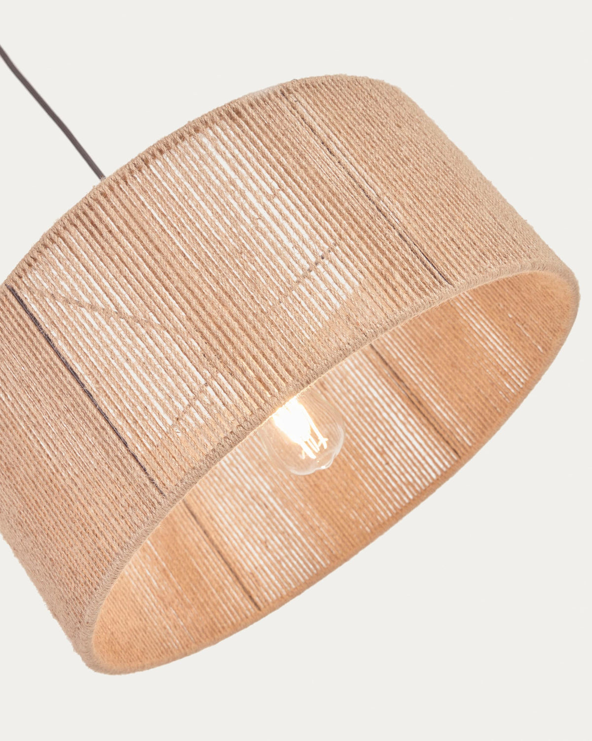 Japandi Lampenschirm Crista – Jute, Braun, Ø 47 cm – weitere Ansicht