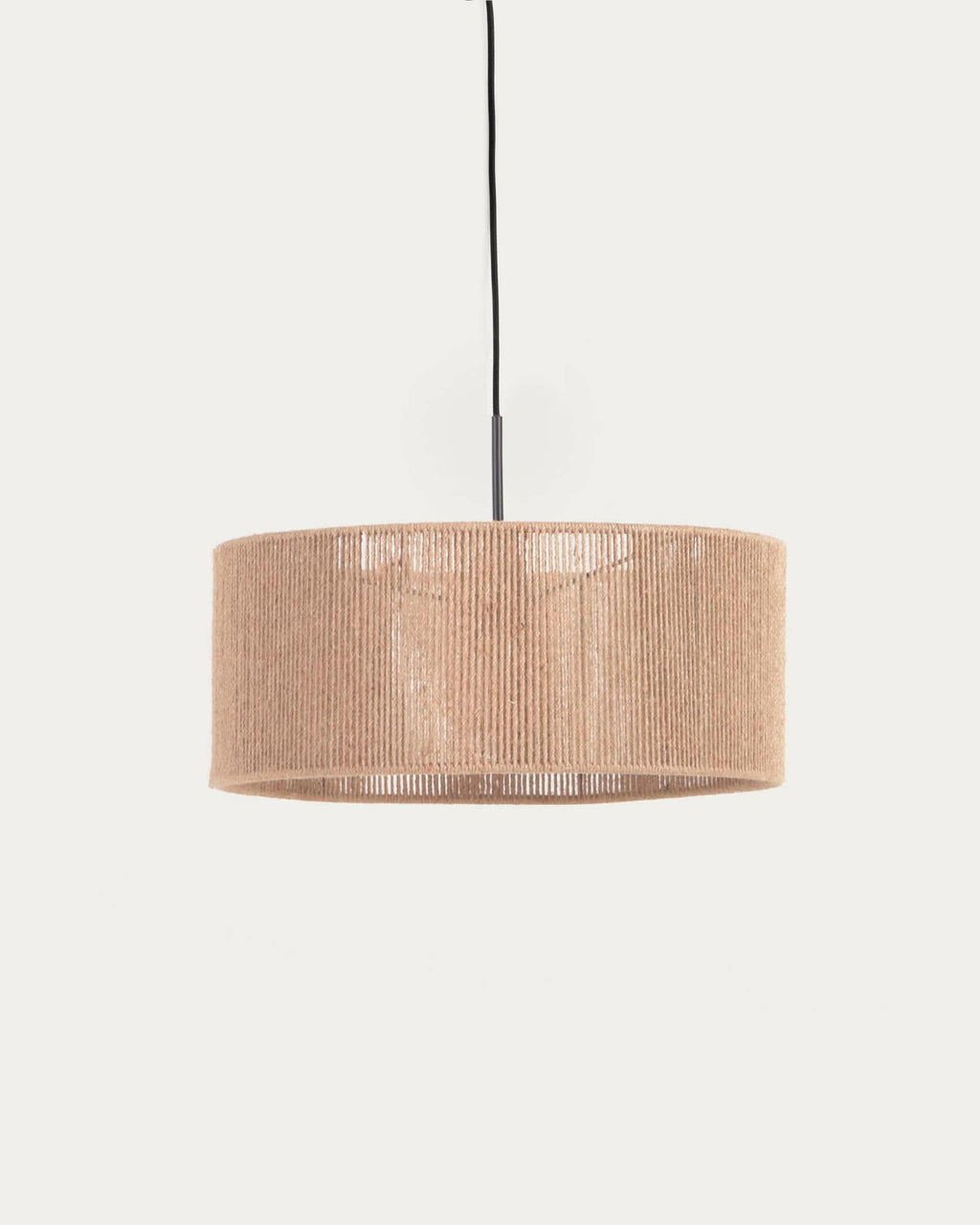 Japandi Lampenschirm Crista – Jute, Braun, Ø 47 cm – Produktansicht