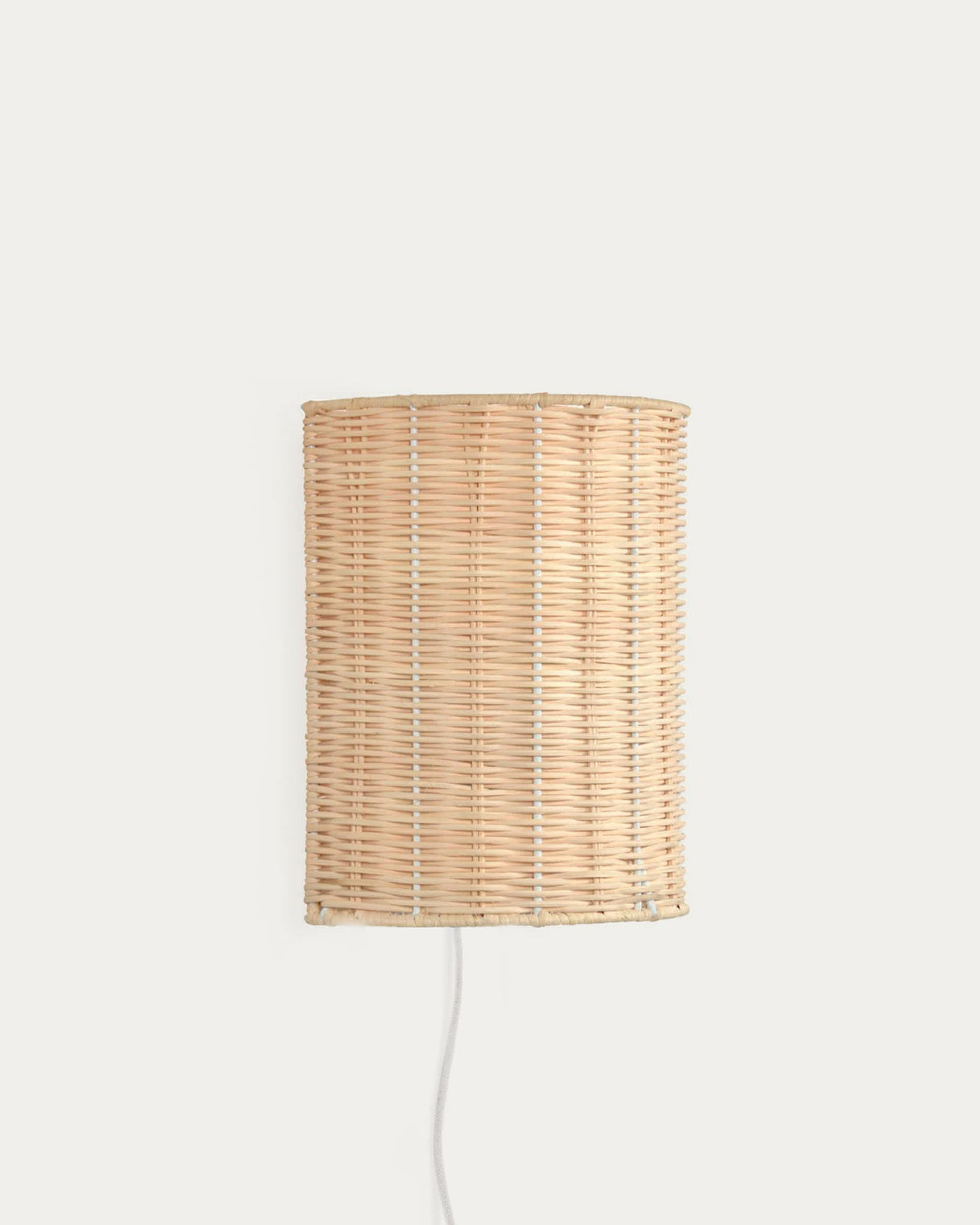 Japandi Wandleuchte Kimjit – Rattan, Natur – Produktansicht